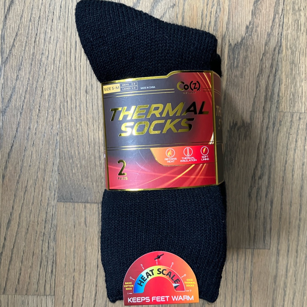 2 Pack Thermal Socks S-M NEW!!!